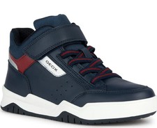 Perth Booties Navy Red Geox J367RB 054FU C0735