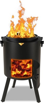 FEBTECH 16'' Uzbek Kazan Oven for Outdoor Cooking   8 18L Steel kazan uzbek Stove
