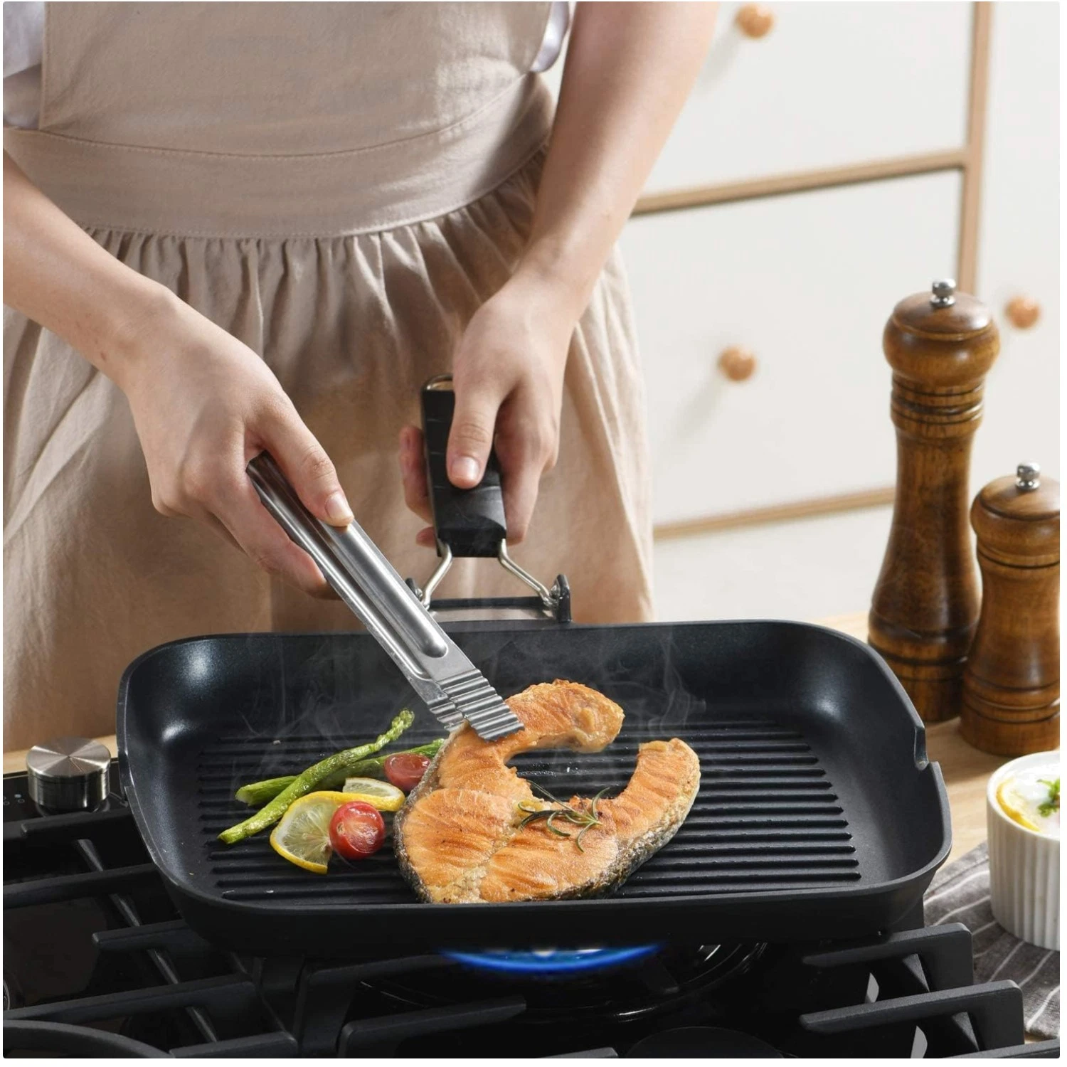 Lightweight Nonstick Grilling Pan - 13x9IN
