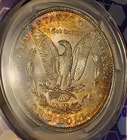 1885-O Morgan Silver Dollar $1 PCGS MS 65, BERT Label,Dual Sided Toner,Gorgeous