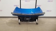 21 Ford Mustang Mach 1 Rear Trunk Decklid With Gurney Flap Spoiler Blue 21 Ford Mustang Mach 1 Rear Trunk Decklid With Gurney Flap Spoiler Blue