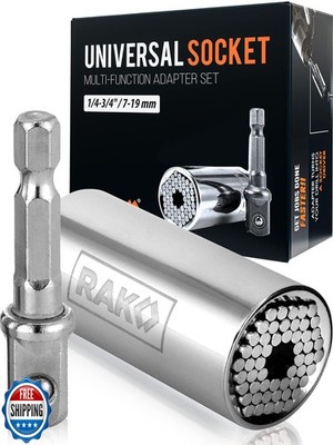 RAK Super Universal Socket Tool, 7-19mm Universal Socket Wrench S