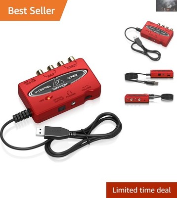 Ultra-Low Latency USB Audio Interface: Perfect for Music Production & Podcasting