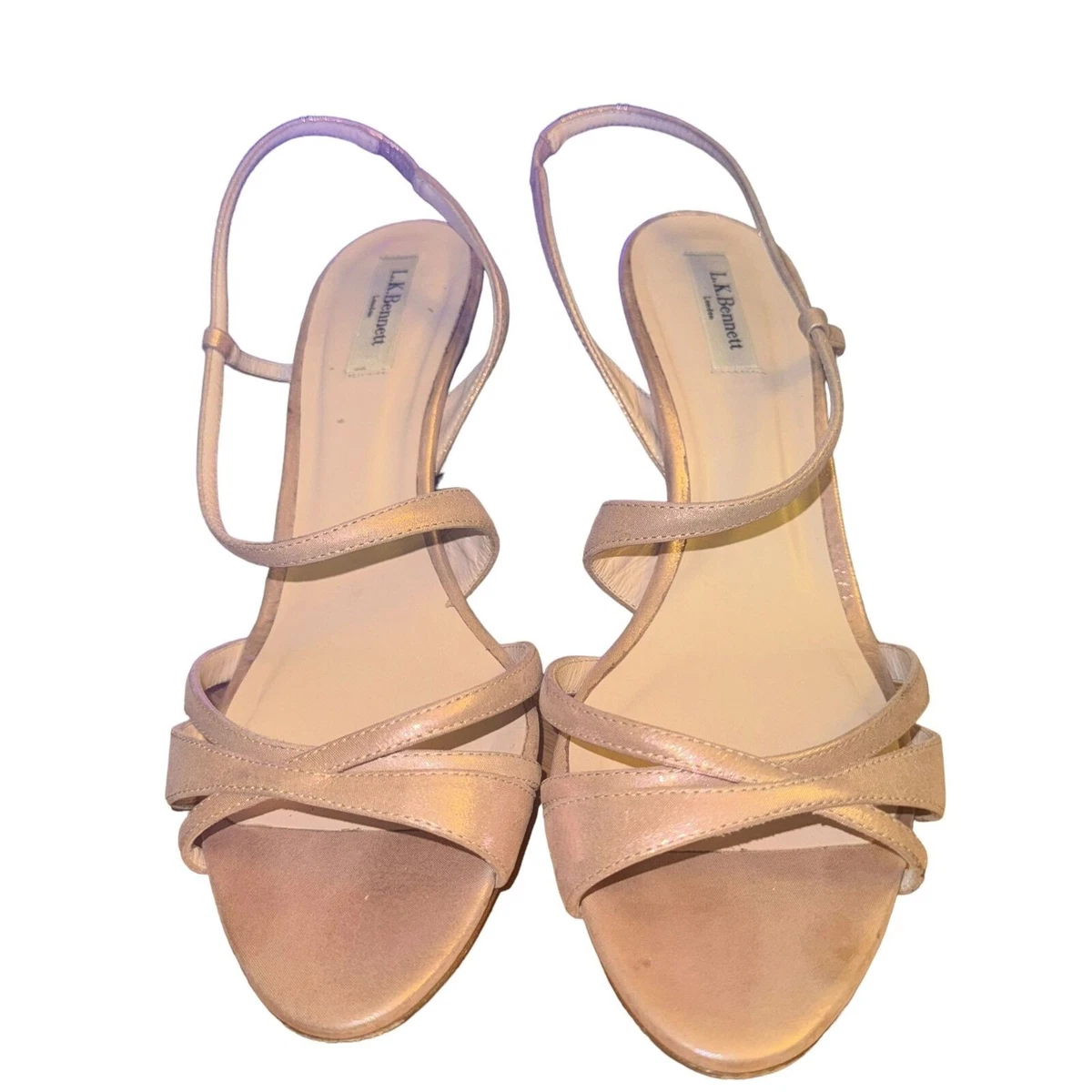 L.K. BENNETT Ballerines pliables Dames T EU 37 rosé style