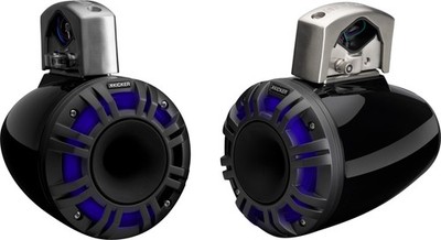 Kicker 51KMTCXL65 6.5'' Horn Loaded Coax Towers - Black With LED
