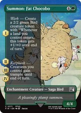 Summon: Fat Chocobo (Borderless) Foil C FINAL FANTASY 371 NM