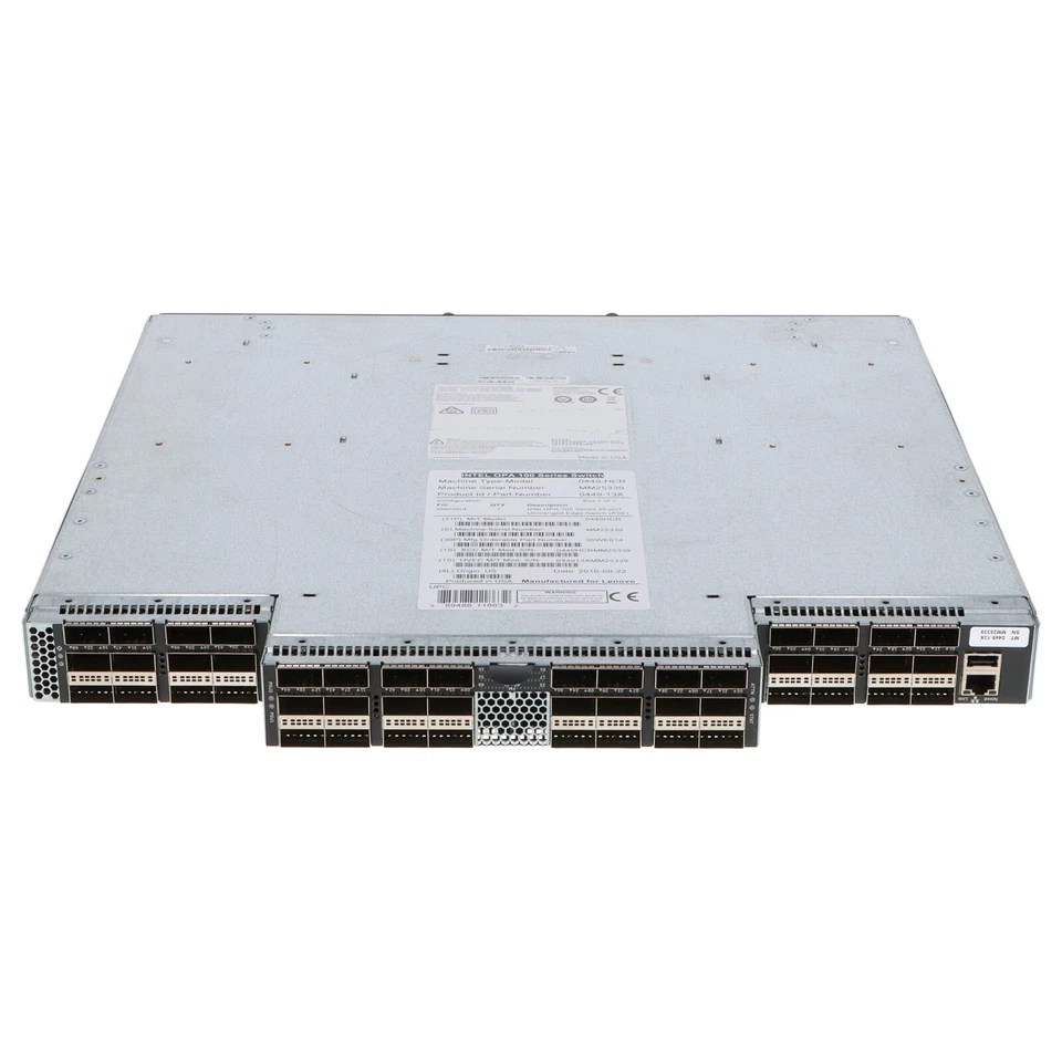 Lenovo Switch Omni-Path OPA 100 Unmanaged 48x 100GbE QSFP28 - 00WE016