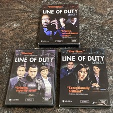 Line of Duty: Series 1, 2  3 bundle Acorn BBC 7 DVD 2012-2015
