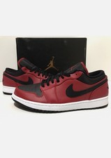 Nike Air Jordan 1 Low Reverse Bred Pebbled Swoosh size 9