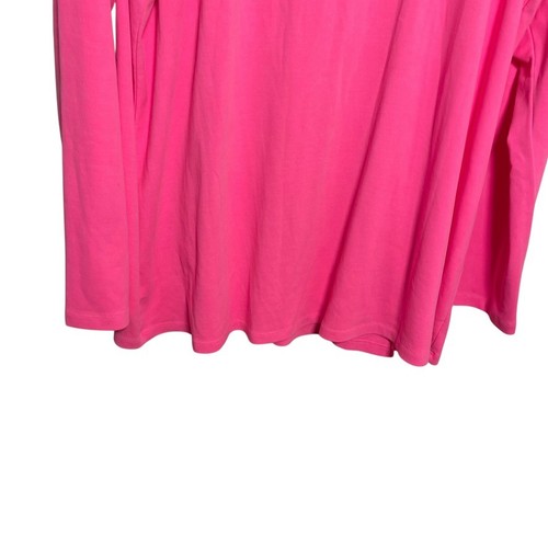 Lane Bryant Bluse Damen 18/20 Neon Pink Langarm T-Shirt Oberteil Neu mit Etikett - Bild 3 von 11