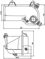 Mahle AusgleichsbehäLter KüHlmittel CRT 204 000S FüR E53 X5 Z3 E36 BMW Roadster