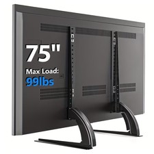 Universal 35-75" TV Stand Bracket Legs Table Top Desktop LCD LED Plasma Mount