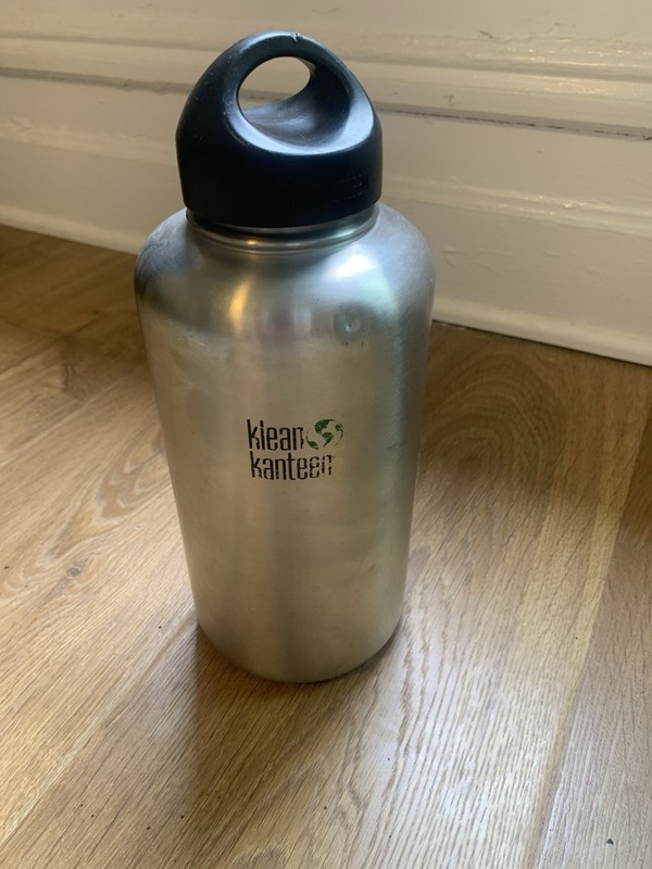Klean Kanteen 64 oz. Wide Mouth Single Wall Stainless Steel Water Bottle