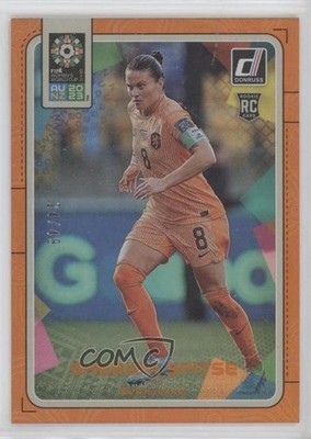 2023 Donruss FIFA Women's World Cup Orange 24/49 Sherida Spitse Rookie RC 6rq