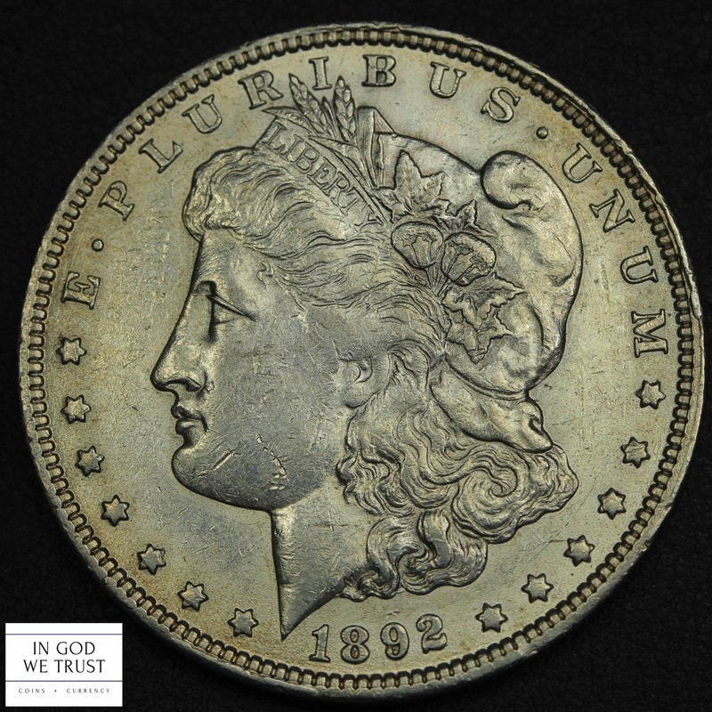 1892 O Morgan Silver Dollar $1 (Lustrous CH AU)