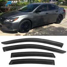 Fits 13-18 Nissan Altima Sedan Acrylic Window Visors Rain Sun Guard Deflector