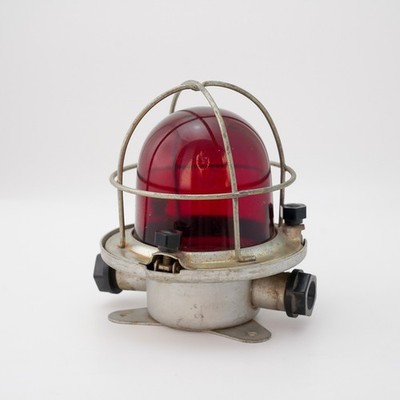 Schiff Sowjetisch Rot Marine Schott Warnleuchte UdSSR Industrie 328E Loft Deko