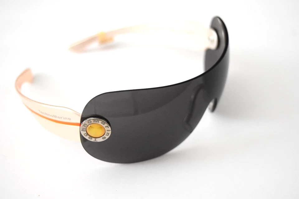 Gafas de sol TechnoMarine de gran tamaño Surf naranja perla COL.4 Italia 165-0-130 Foto 2 de 4