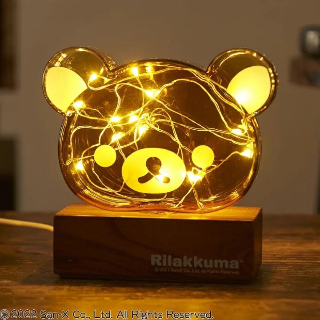 Rilakkuma LED Light USB Power brown bear face from Japan NEW Fun