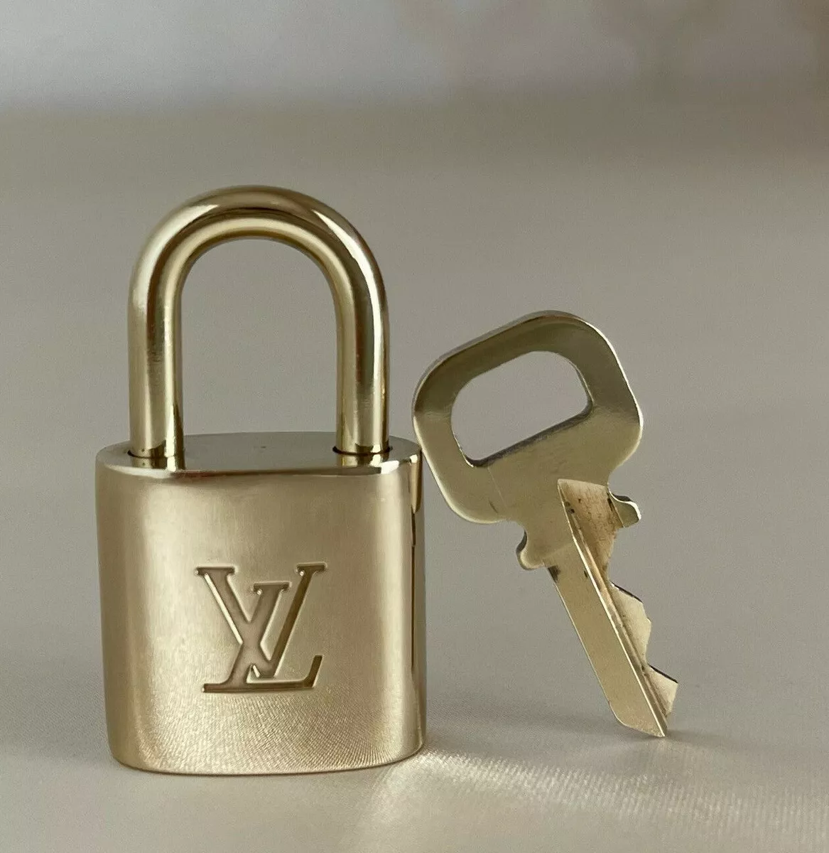 Rework Louis Vuitton Lock With Key on Necklace