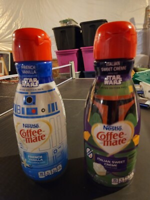 Star Wars Coffee Mate Empty Bottles