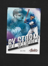 2022 Absolute Pete Alonso By Storm Red Retail Parallel 64/99 New York Mets