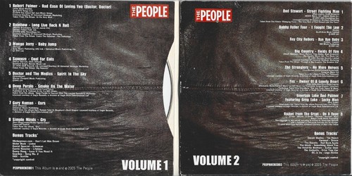 ULTIMATE ROCK ANTHEMS - 2 CD'S - PEOPLE PROMO MUSIC CD - Picture 2 of 2