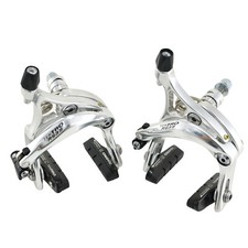 TEKTRO R539 Caliper Brake Set 47-59mm with QR Nutted Mount , Silver