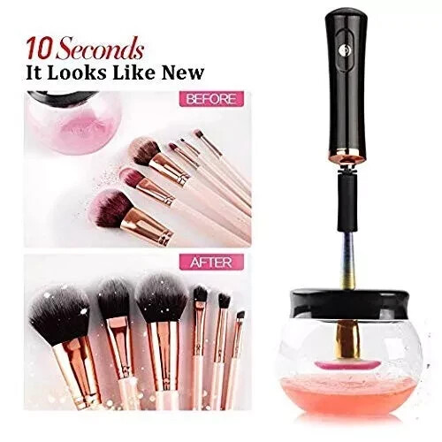 NIB - RICRIS Premium Makeup Brush Cleaner Portable Electronic Auto - Picture 2 of 6
