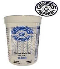 Paint Mixing Cups  32-Oz  w/Calibrated Ratios - Case of 100 - FREE SHIPPING!