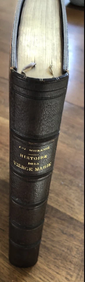 Bourasse Abbé - Histoire de la vierge Marie, 1863.Reliure en maroquin signée. - Photo 2/4