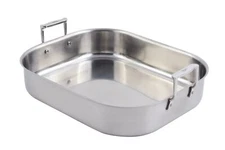 Bon Chef 60010 Stainless Steel Cucina Rotisserie Pan 10 Quart Capacity 16-1/2"