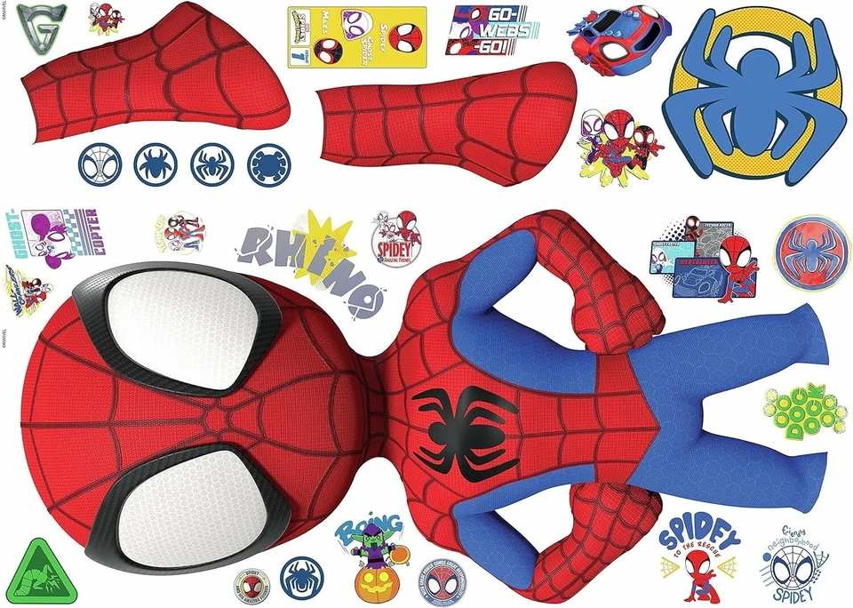 RMK4924GM Marvel Spidey and His Amazing Friends Peel & Stick Giant Wall Decals - Image 3 of 4