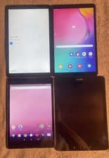 Lot of 4 Tablet Samsung Galaxy Tab A SM-T510 2019 32GB Wi-Fi 10.1" Black SM-t820
