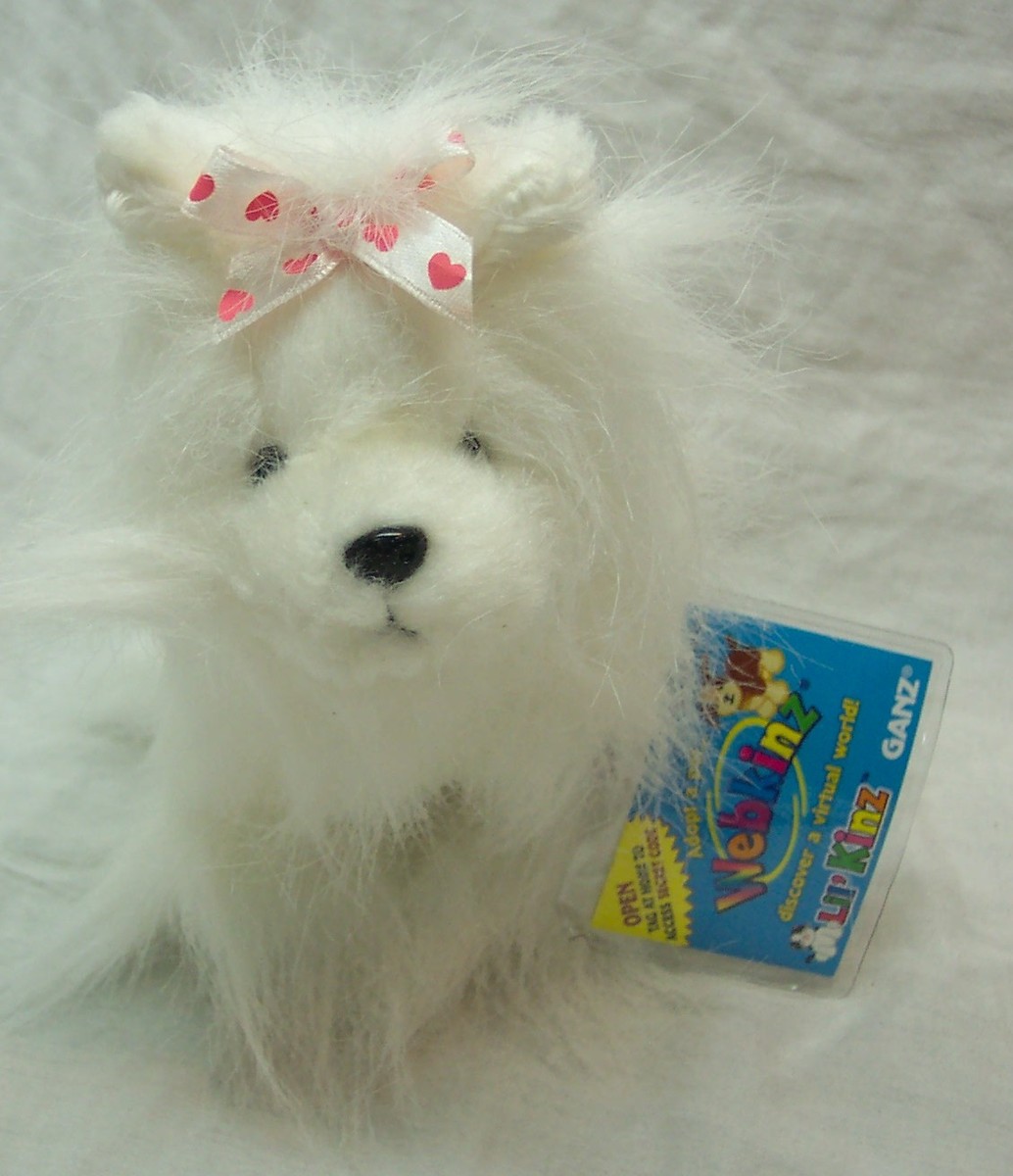 Ganz Webkinz Li'l Kinz WHITE & PINK YORKIE DOG 6