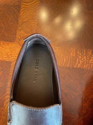 Cole Haan Tucker Venetian Mens Size 11.5 Brown Leather Slip  display picture 2