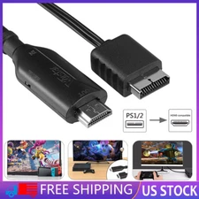 HDMI Cable for Sony PS1/PS2 Console PS1 PS2 to HDMI Adapter Video Converter Cord