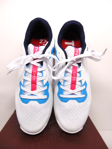 TYR Trainers CXT-1 Trainer 10.5 Men 12 Women Cross Fit Athletic Shoes White Blue - Picture 5 of 8