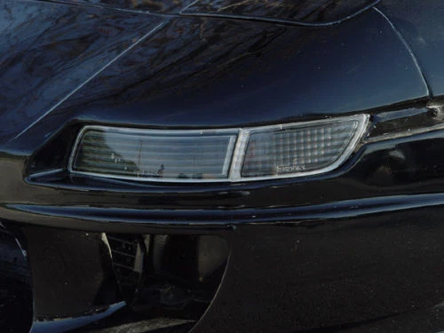 DEPO JDM Black/Clear Front Bumper Signal Lights For 91-95 Toyota MR-2 MR2 SW20 - Image 3 of 4