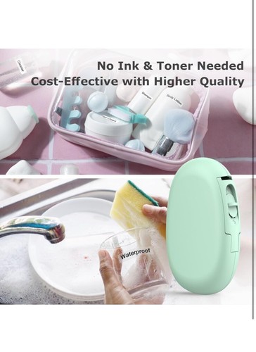SUPVAN E10 Bluetooth Label Maker Machine with Tape Continuous Waterproof Labe... - Picture 7 of 9