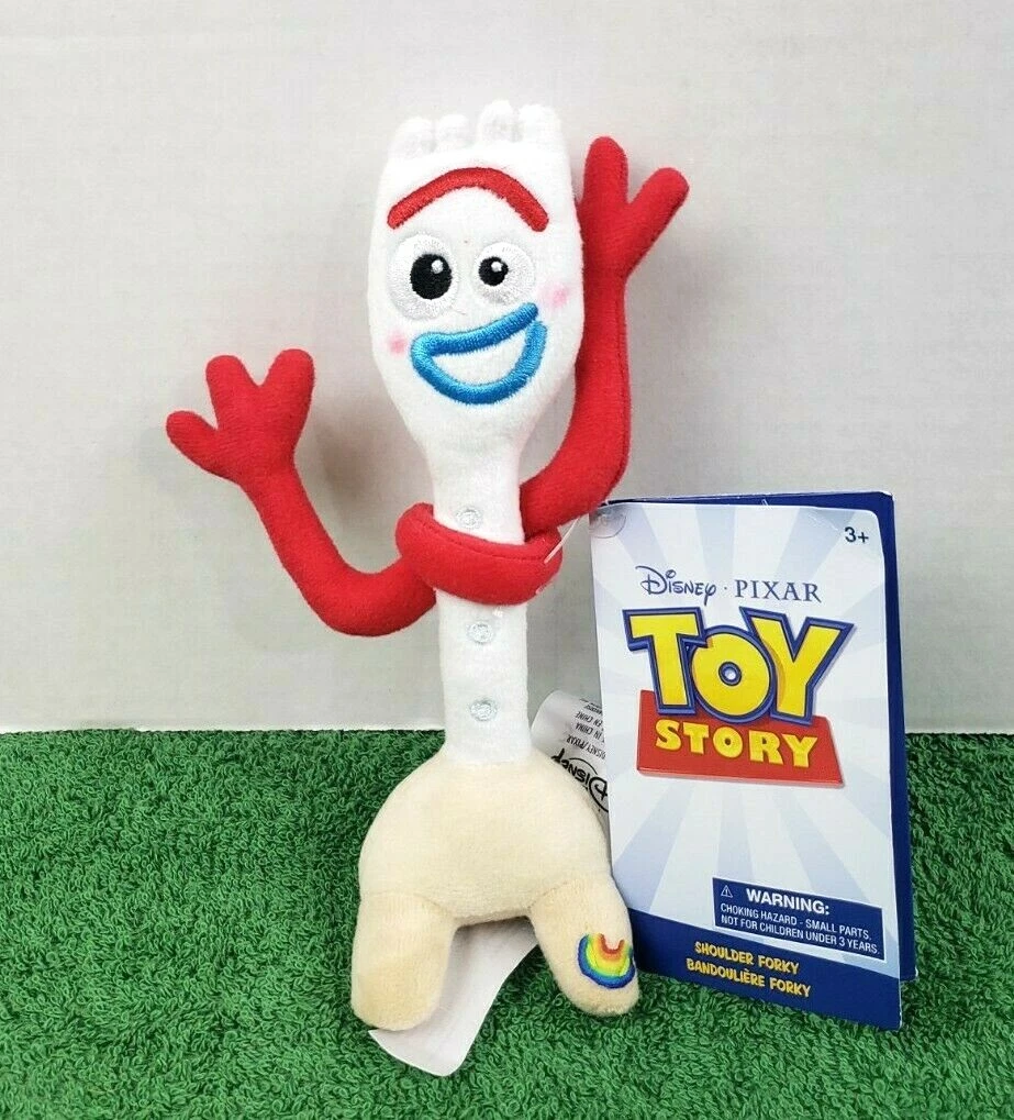 Disney Parks Pixar Toy Story 4 Forky Shoulder Pal Magnet Mini Plush