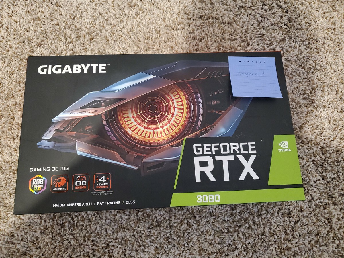 GIGABYTE GeForce RTX 3080 GAMING OC 10GB GDDR6X Graphics GIGABYTE GeForce RTX 3080 GAMING OC 10GB GDDR6X Graphics