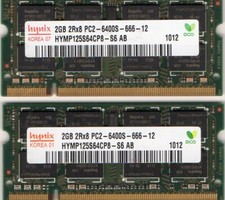 4GB 2X 2GB Kit Acer Aspire 5100/5220/5610 Series DDR2 Laptop Memory