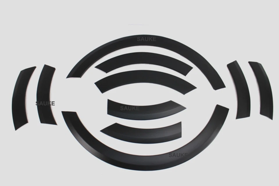 for 2009- 17 Q5 SQ5 body flare wheel arches cover extensions black 10pc kit set - Imagem 4 de 4