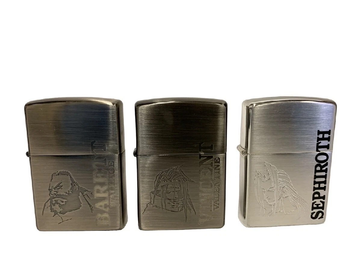Final Fantasy 7 Limited Zippo Set of 10 Super Rare Lighter Serial 