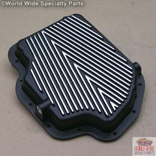 Turbo 400, TH400 HD Transmission Pan, Stock Capacity, Black Powder Coat