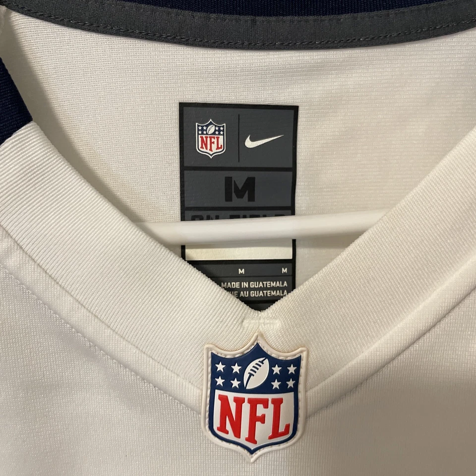 Camiseta Nike Los Angeles Rams Game Masculina Longa #91 Tamanho Médio NFL RARA - Imagem 3 de 4