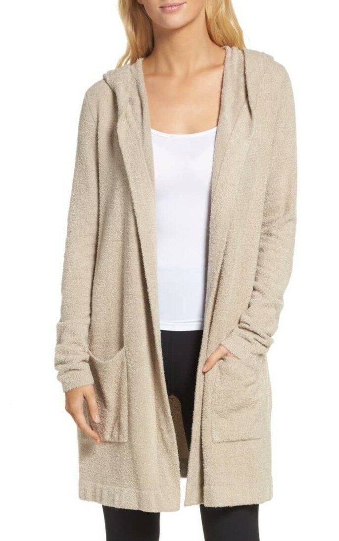 barefoot dreams cozychic lite catalina long cardigan
