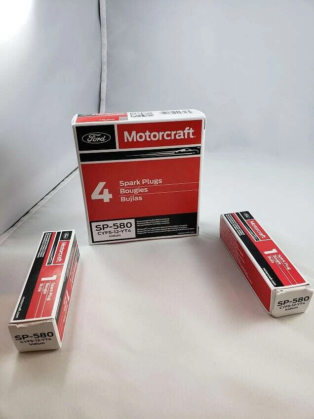 Juego de 6 bujías de iridio Motorcraft OEM para F150 Ecoboost CYFS12YT4 Foto 4 de 4