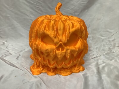 Halloween Candy Storage Bowl Melting Pumpkin- 3D Printed